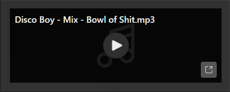 OneDrive Javascript Player That Sucks